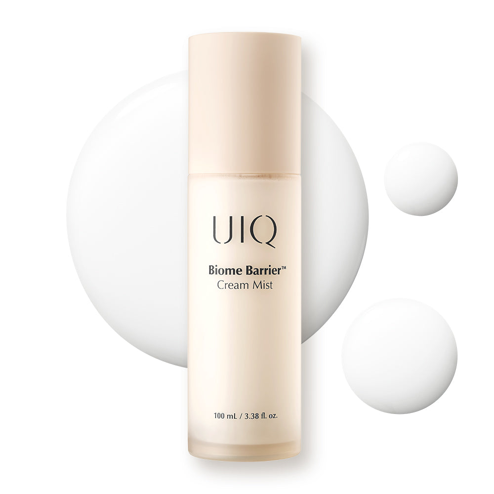 UIQ Biome Barrier Cream Mist - Facial Barrier Mist for Hydration & Skin Barrier Repair, Microbiome-Based Korean Skin Care, 3.38 fl oz
