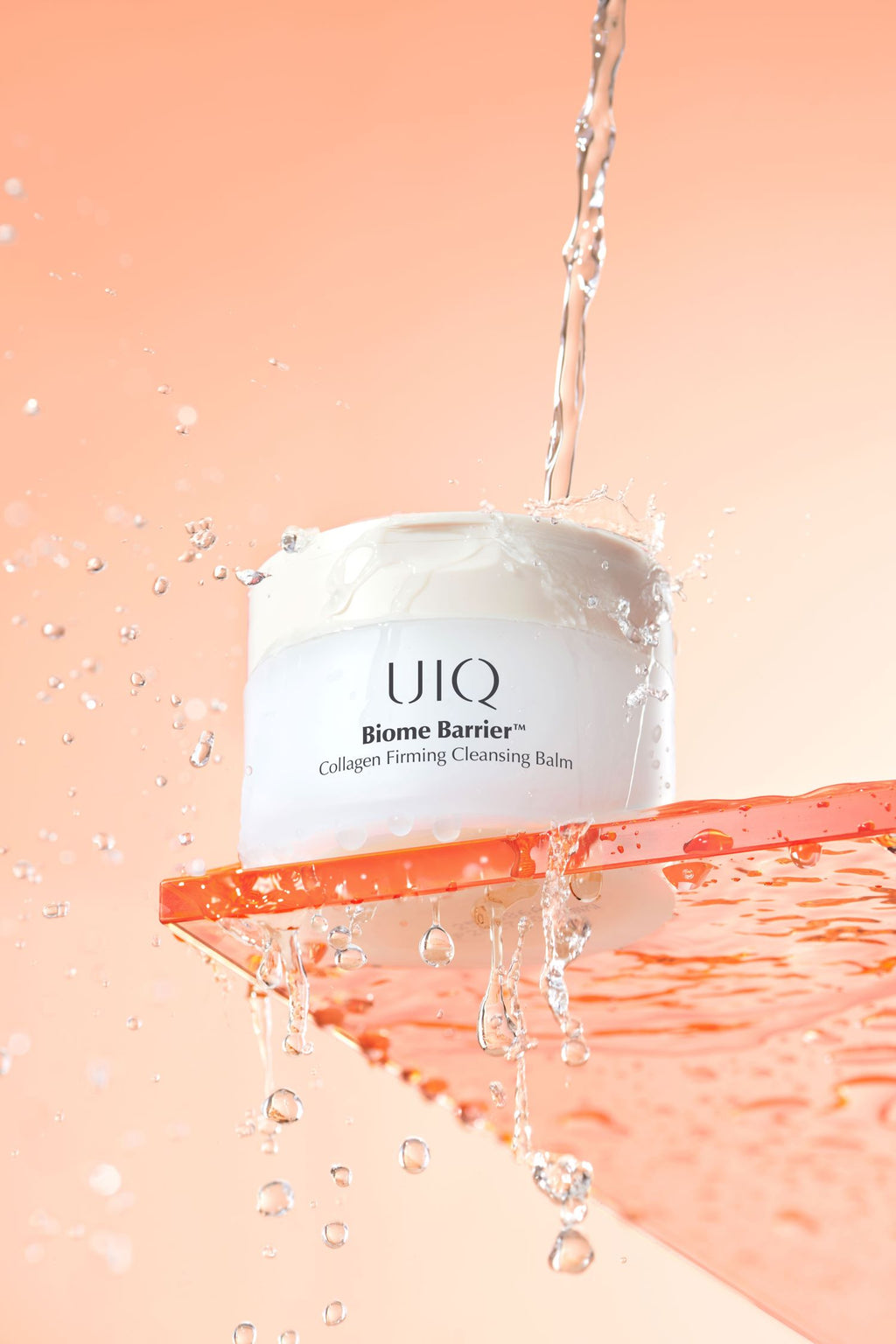 UIQ Biome Barrier Collagen Firming Cleansing Balm – Deep Pore & Makeup Cleansing Balm for Blackheads, Whiteheads, Waterproof Makeup, 3.38 fl oz