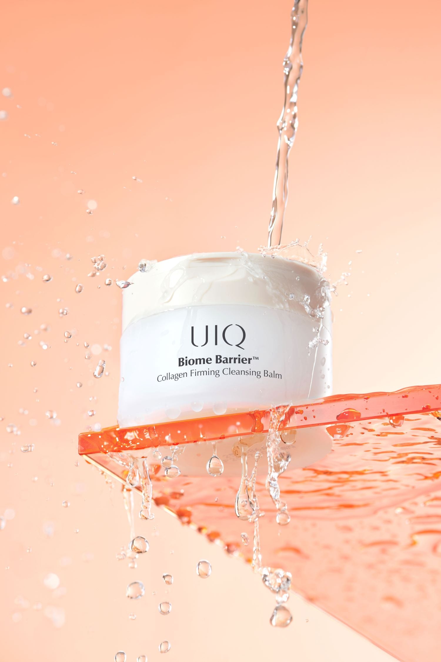 UIQ Biome Barrier Collagen Firming Cleansing Balm – Deep Pore & Makeup Cleansing Balm for Blackheads, Whiteheads, Waterproof Makeup, 3.38 fl oz