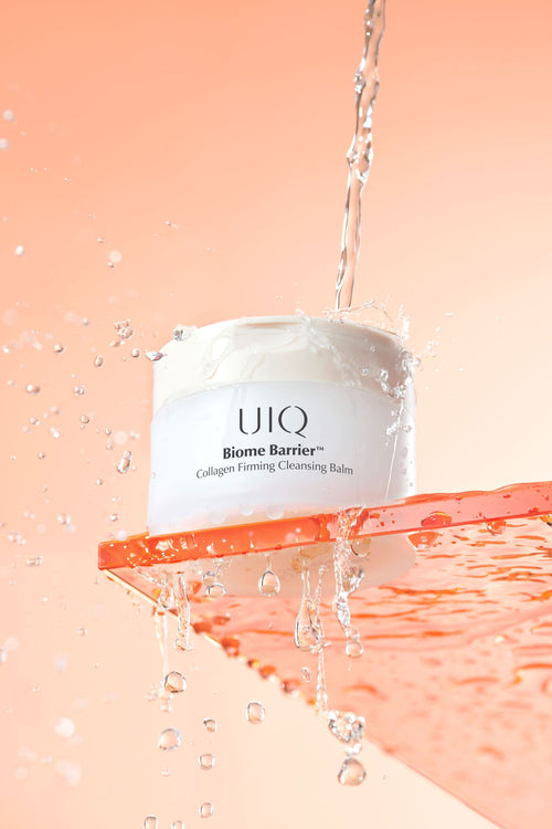 UIQ Biome Barrier Collagen Firming Cleansing Balm – Deep Pore & Makeup Cleansing Balm for Blackheads, Whiteheads, Waterproof Makeup, 3.38 fl oz