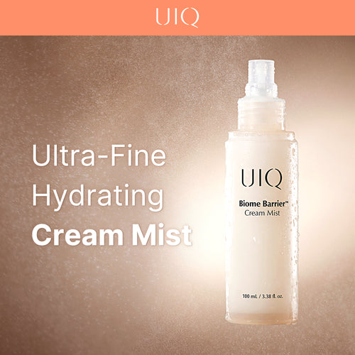 UIQ Biome Barrier Cream Mist - Facial Barrier Mist for Hydration & Skin Barrier Repair, Microbiome-Based Korean Skin Care, 3.38 fl oz