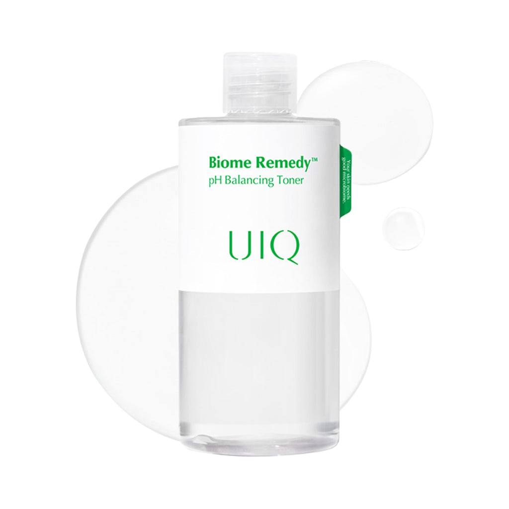 UIQ Biome Remedy pH Balancing Toner 10.14 fl. oz., Korean Skincare - Exfoliating Soothing PH Balancing Toner for Sensitive Skin