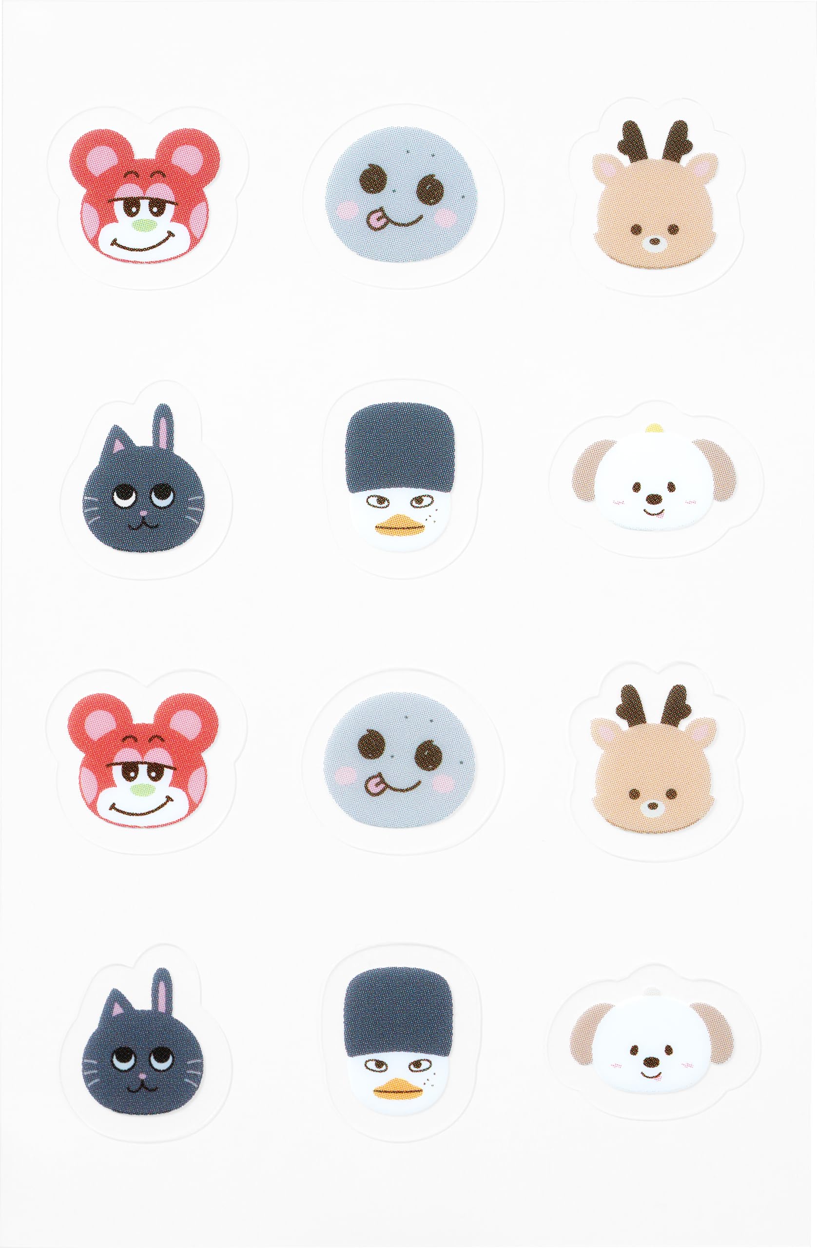 UIQ x RIIZE Biome Remedy Calming Spot Patch (96 count) with folder mirror, Hydrocolloid, Plasta patches for face & body, Cute designed patch, Non-comedogenic, Hypoallergenic tested